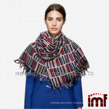 Factory Ladies' New Design Handmade Fashion 100% Wool Scarf